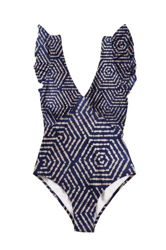 Averie Damen Dilla One Piece Swimsuit, Weiß, S EU von Averie