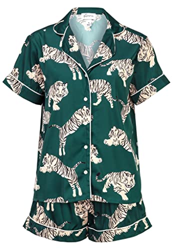 Averie Damen Set, Zola Pajama Set, Grün, L EU von Averie