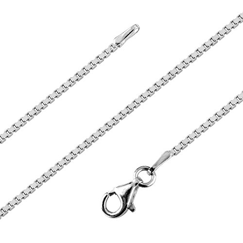 Avesano Venezianerkette 925 Silber Damen (Breite 1,2 mm) Halskette Silberkette ohne Anhänger (Länge 70 cm) 101051-070 von Avesano