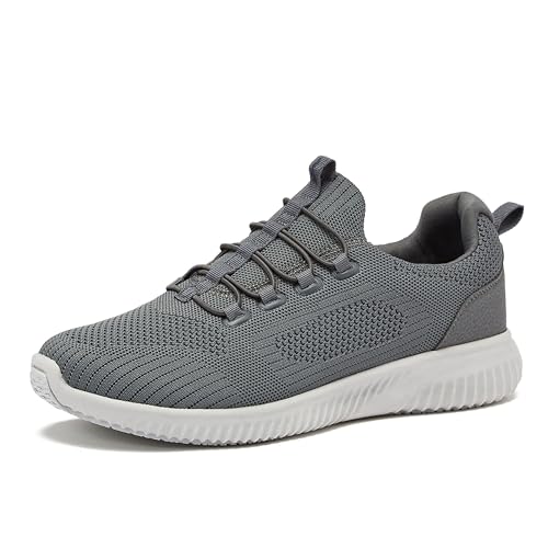 Avia Air Slip-On-Schuhe für Herren – lässige, bequeme athletische Tennis-Walking-Sneaker für Herren mit Memory-Schaum – Größen 40 bis 44, mittlere und extra breite Weite – Schwarz, Grau, Marineblau von Avia