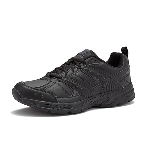 Avia Avi-Verge Herren Sneakers Tennis Athletic Cross Training Pumps für Männer, Jet Black/Castle Rock, 15 X-Wide von Avia