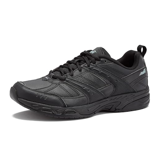 Avia Men's Avi-Union II Food Service Shoe, Black/Castle Rock, 10 Wide US von Avia
