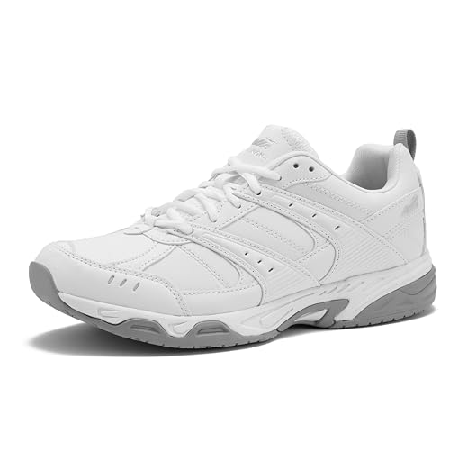 Avia Men's Avi-Union II Food Service Shoe, White/Chrome Silver, 11.5 Medium US von Avia