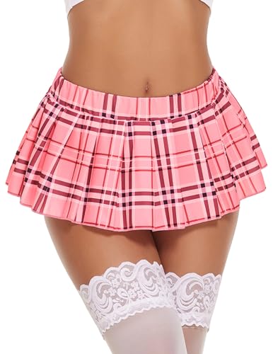 Avidlove Damen Minirock Sexy Gefaltet Vintage Skirt Dessous Rock Kurz Kostüme Kleid Skate Einfarbig Dessous Lingerie,PAT4 S Avidlove Damen Minirock Sexy Gefaltet Vintage Skirt Dessous Rock Kurz Kostüme Kleid Skate Einfarbig Dessous Lingerie,PAT4 S von Avidlove