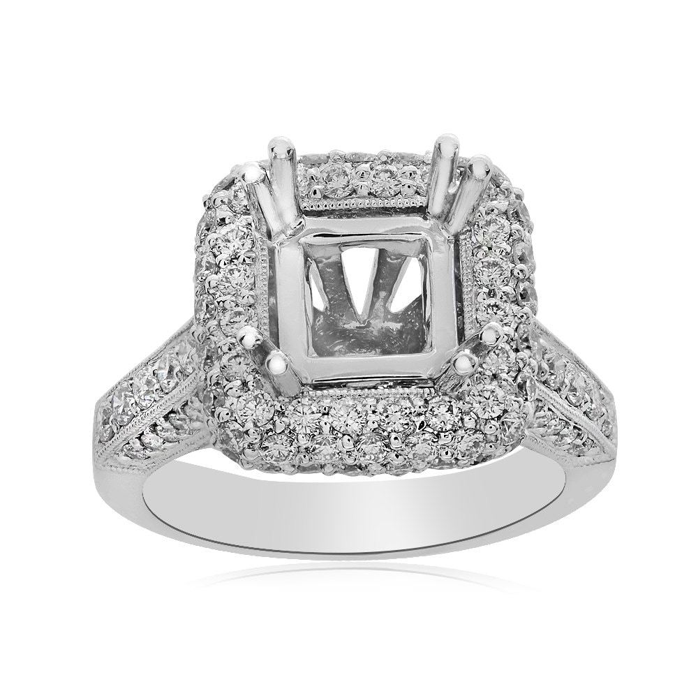 1.60 Karat Diamant Verlobungsring 18K Weißgold Fassung von AvitalandCoJewelry