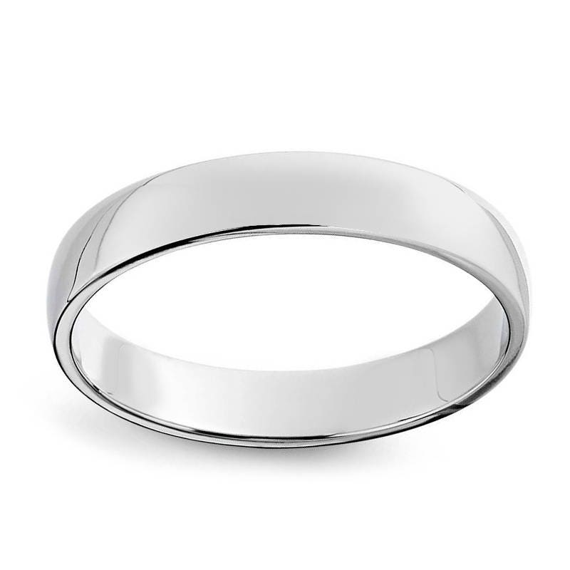 10K Weißgold Comfort Fit Ehering von AvitalandCoJewelry