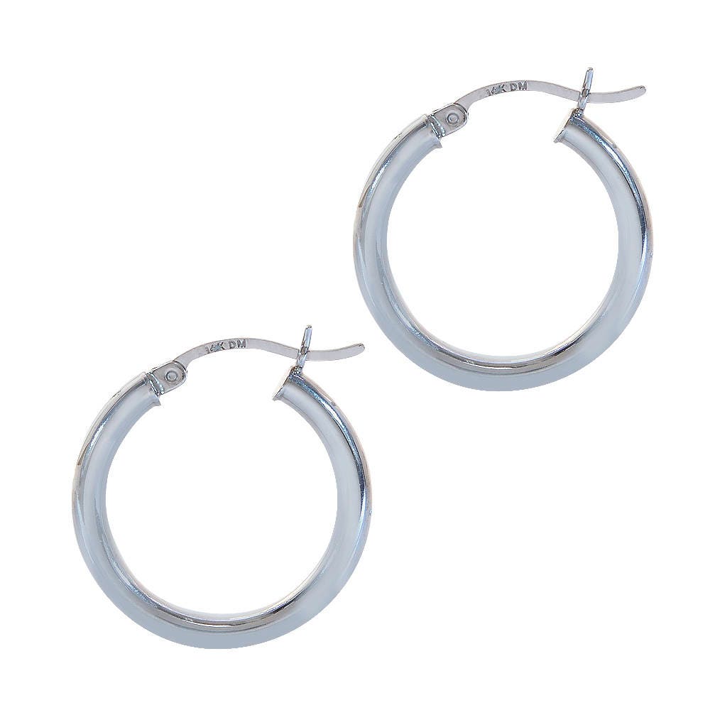 14K Weißgold Ohrringe von AvitalandCoJewelry