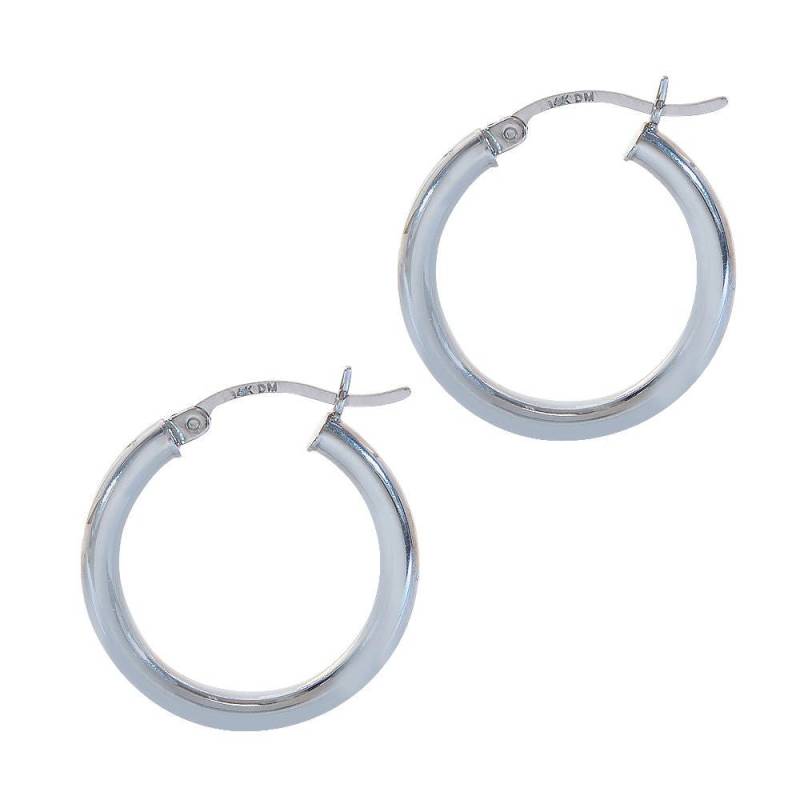 14K Weißgold Ohrringe von AvitalandCoJewelry