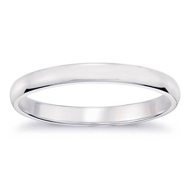 3.3mm 14K Weißgold Comfort Fit Herren Bandring von AvitalandCoJewelry