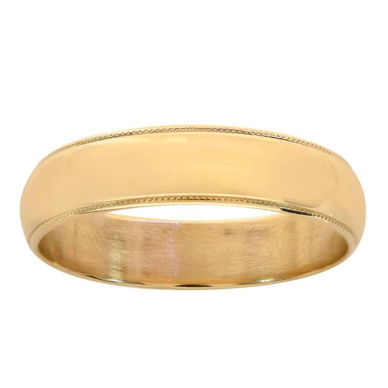 5.6mm 14K Gelbgold Comfort Fit Herren Ehering Ring von AvitalandCoJewelry