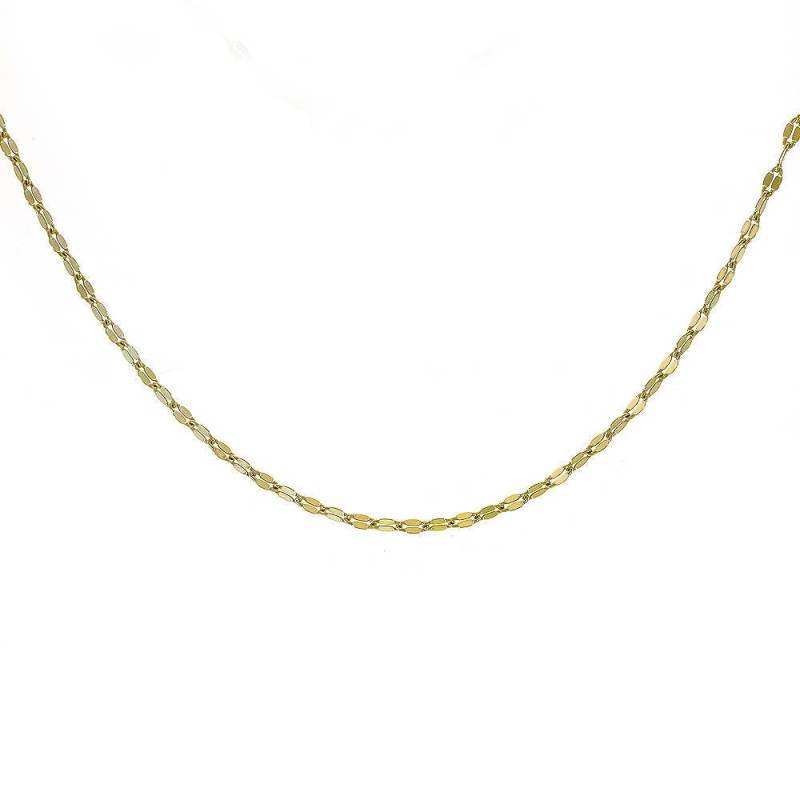 Ausgefallene Anker Gliederkette 18K Gelbgold Über Sterling Silber Made in Italy Ausgefallene Anker Gliederkette 18K Gelbgold Über Sterling Silber Made in Italy von AvitalandCoJewelry