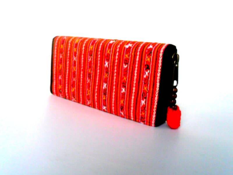 Boho Geldbörse, Portemonnaie, Bestickte Frauen Hippie Ethno Geschenk von Avivahandmade