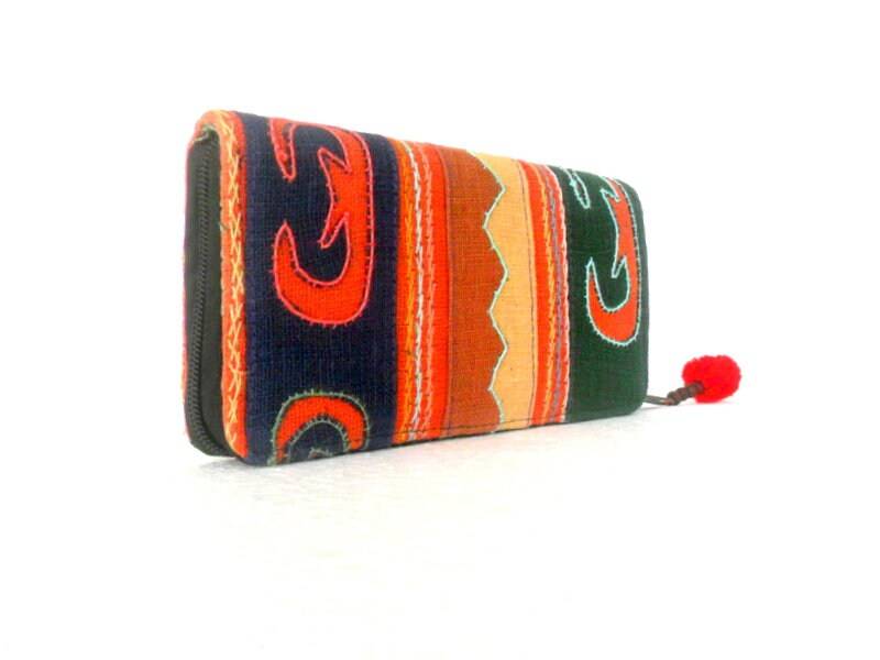 Boho Geldbörse, Portemonnaie, Geldbörse von Avivahandmade