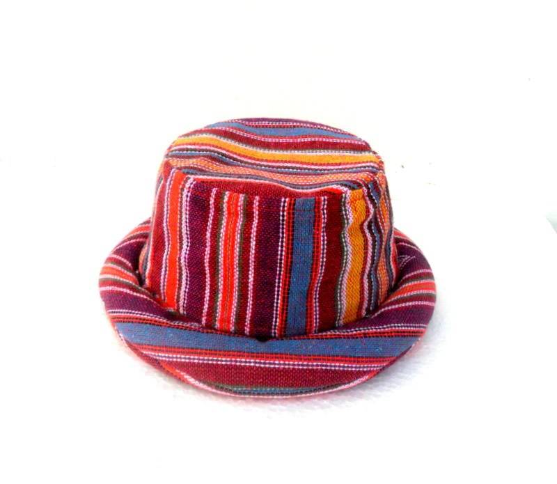 Bucket Hat Boho Hut Hippie Hipster Sonnenhut Geschenk, Sommerhut Gerollt von Avivahandmade