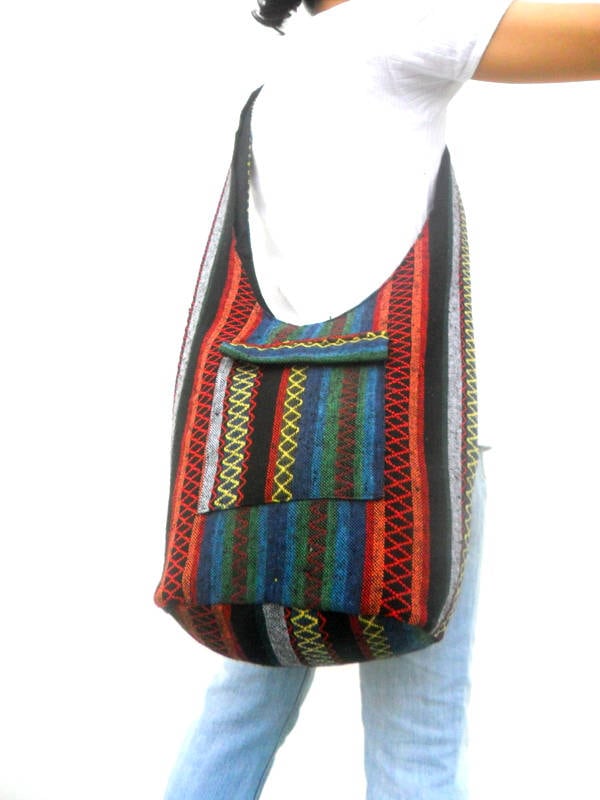 Gewebte Schultertasche Ethnic Boho Tasche Hobo Bag Hippie Baumwolle Crossbody Messenger Windeltasche Casual Handtaschen Everyday Gewebte Schultertasche Ethnic Boho Tasche Hobo Bag Hippie Baumwolle Crossbody Messenger Windeltasche Casual Handtaschen Everyday von Avivahandmade