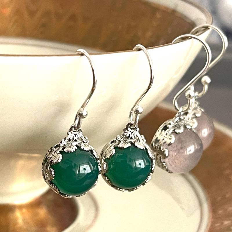 925 Gegen Den Strom Natürliche Aventurin Silber Ohrringe Hängeohrringe Damen Filigraner Schmuck Geschenk Für Sie 925 Gegen Den Strom Natürliche Aventurin Silber Ohrringe Hängeohrringe Damen Filigraner Schmuck Geschenk Für Sie von AvoMirakII