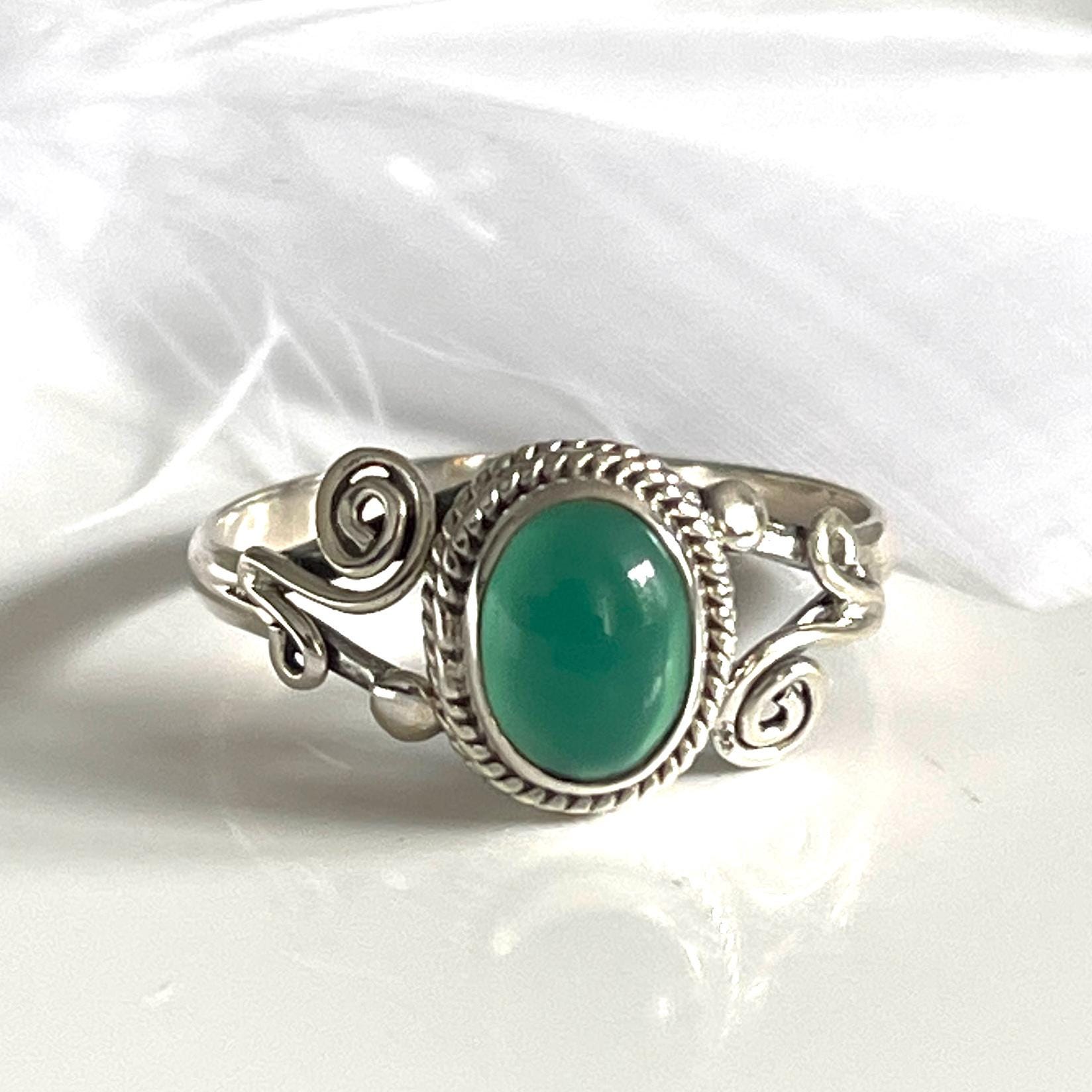 Gegen Den Srom Ring 925 Silber Echter Aventurin Filigran Größe 61 Silberring Grüner Edelsteinring Damenring Gegen Den Srom Ring 925 Silber Echter Aventurin Filigran Größe 61 Silberring Grüner Edelsteinring Damenring von AvoMirakII