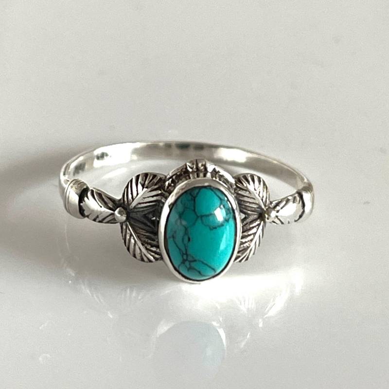 Gegen Den Strom Ring 925 Türkis Silberring Filigraner Zierlicher Edelstein Damenring Gegen Den Strom Ring 925 Türkis Silberring Filigraner Zierlicher Edelstein Damenring von AvoMirakII