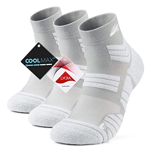 Avoalre Sportsocken Herren, Coolmax Sport Laufsocken Atmungsaktive Running Socks, Sport Socken für Laufen Jogging Walking Running Fitness von Avoalre