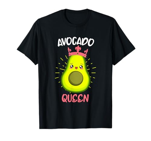 Avocado Queen Veganerin Vegetarierin Flexitarier Frauen T-Shirt von Avocado Guacamole Veganer Vegetarier Geschenke