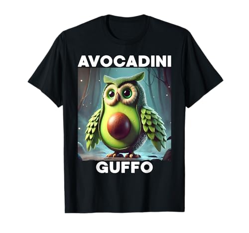Avocadini Guffo Italian Brainrot Meme Shirt Avocado Eule Kinder T-Shirt von Avocado Guffo Avocadini Gufo Youth Tee Boys Girls