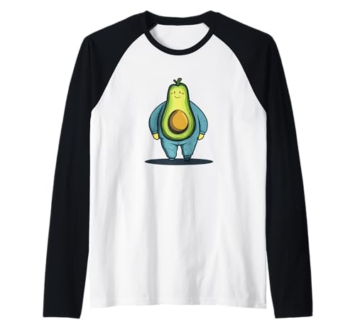 Lustige Avocado Chilling in Nachtwäsche für Jungen und Mädchen Raglan Lustige Avocado Chilling in Nachtwäsche für Jungen und Mädchen Raglan von Avocado Sleepwear