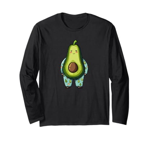 Lustiges Sleepy Avocado im Pyjama-Kostüm für Jungen und Mädchen Langarmshirt Lustiges Sleepy Avocado im Pyjama-Kostüm für Jungen und Mädchen Langarmshirt von Avocado Sleepwear