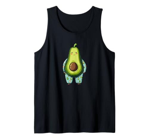 Lustiges Sleepy Avocado im Pyjama-Kostüm für Jungen und Mädchen Tank Top Lustiges Sleepy Avocado im Pyjama-Kostüm für Jungen und Mädchen Tank Top von Avocado Sleepwear