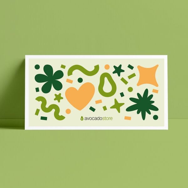 Avocado Store Wunschbetrag Gutschein als druckfähige PDF per E-Mail ab 10€ - Celebration von Avocado Store