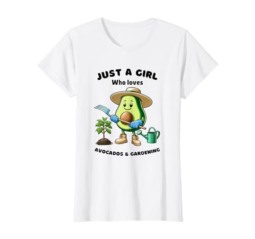 Nur ein Mädchen, das Avocado und Gartenarbeit liebt, für Mädchen und Frauen T-Shirt Nur ein Mädchen, das Avocado und Gartenarbeit liebt, für Mädchen und Frauen T-Shirt von Avocado and Garden Lovers on Tees & Apparel