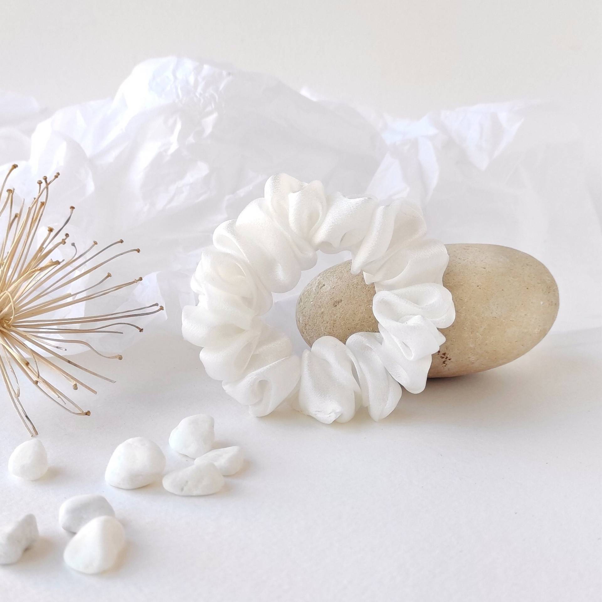 Seidenblume Satiniert Blanca Orgánica, Im Boho-stil von AvocadoAtelier