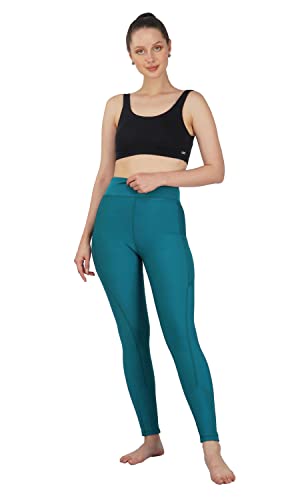 Avon Equine Damen Winter Reithose Premium und Komfort Reitleggings Strumpfhose Sticky Bum Reithose, blaugrün, M von Avon Equine