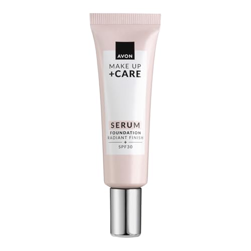 AVON 3-in-1 Foundation aus Serum – 420 g Caramel | feuchtigkeitsspendendes 3-in-1-Make-up für strahlend aussehende Haut | langanhaltendes aufhellendes Make-Up bis zu 72 Stunden | 30 ml von Avon