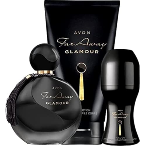 AVON Far Away Glamour Duft-Set 3-teilig Vanille/Praline/Moschus von Avon