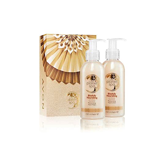 AVON Planet Spa Blissfully Nourishing 1 Geschenktset 2-teilig Handseife & Handcreme Sheabutter -- von Avon