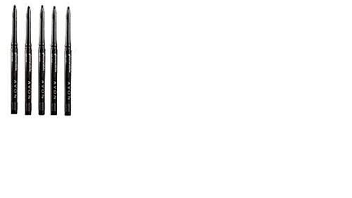 Avon 5 x Avon Glimmerstick Eyeliner Blackest Black von Avon