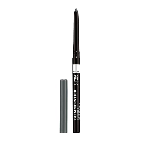 Avon Glimmerstick Eyeliner Soft-Glide-Formel 16 Stunden Halt - Wasserfester Eyeliner Saturn Grey von Avon