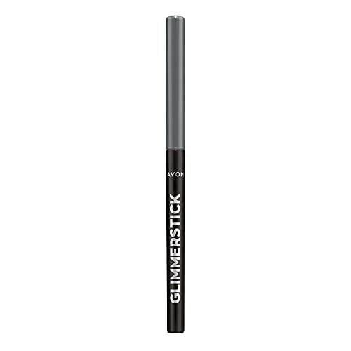 Avon Glimmerstick Eyeliner Soft-Glide-Formel - Wasserfest, 16 Stunden Halt - Saturn Grey von Avon