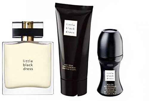Avon Little Black Dress Parfum-Set 3tlg. klassisch/elegant Eau de Parfum Spray, Bodylotion, Deoroller von Avon
