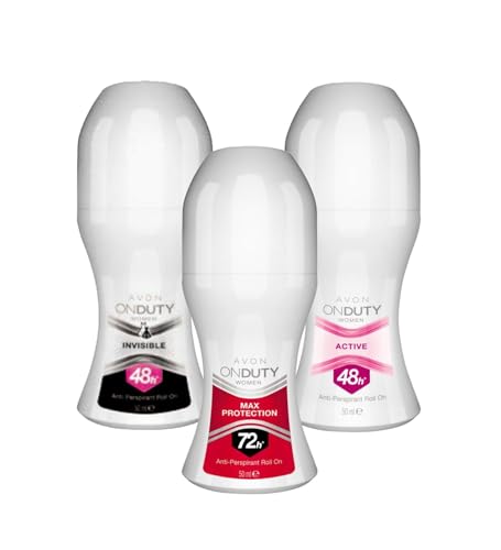 Avon On Duty Deoroller für Damen 3 Stück blumig/frische Düfte - von Avon