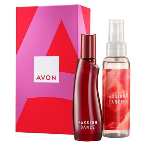 Avon Parfum Set Passion Dance in schöner GESCHENKBOX blumig/Chypre von Avon
