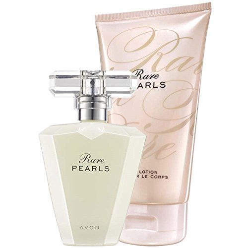 Avon Rare Pearls Parfumset 2tlg. Eau de Parfum Spray Bodylotion blumig/langanhaltend von Avon