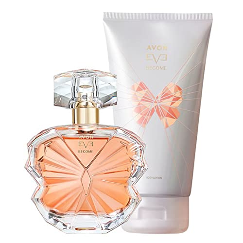 Avon Set EVE Become Eau de Parfum 50ml und Bodylotion 150ml neuer Duft aus der Avon Serie Eve für Damen blumiges Aroma. von Avon