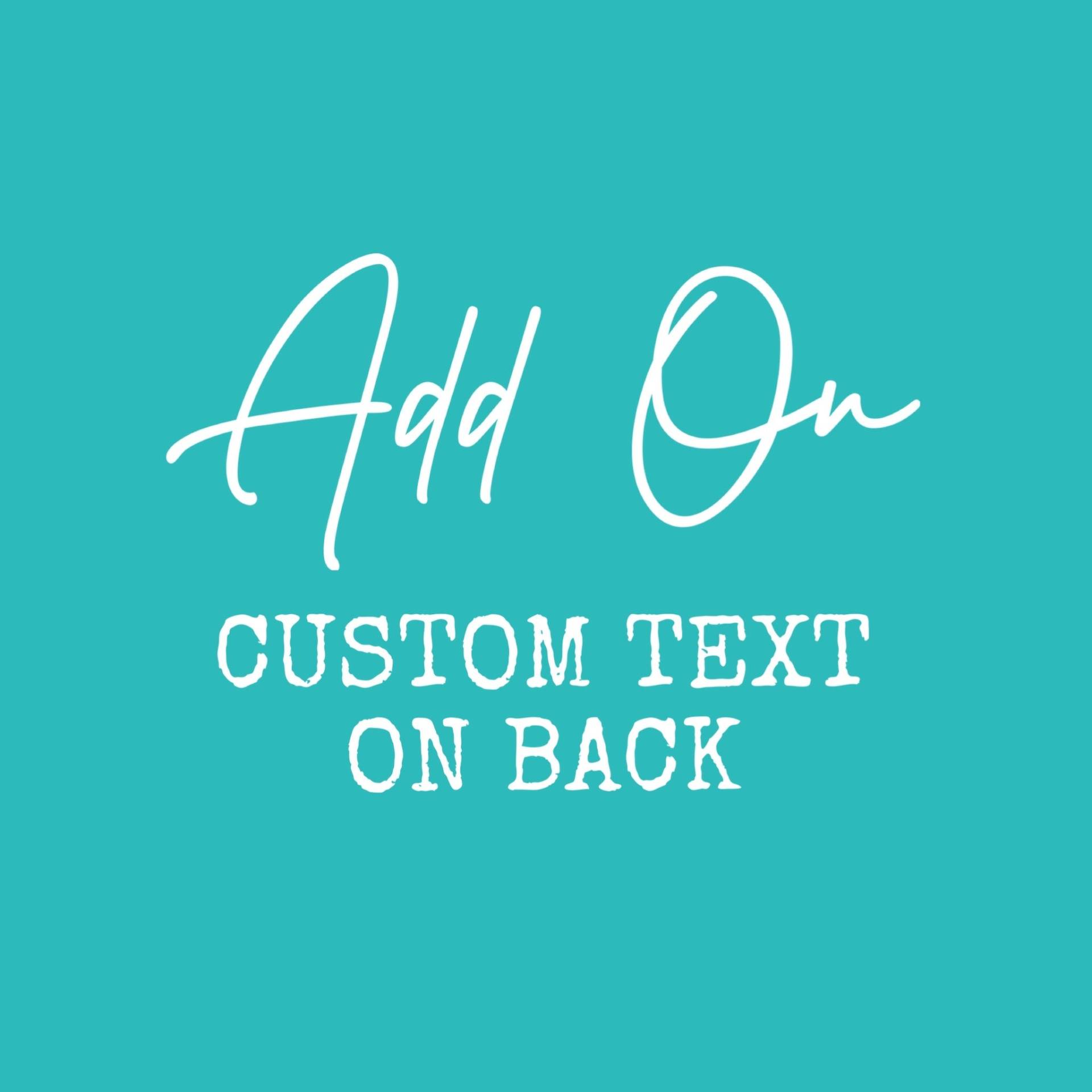 Add-On Gravierte Nachricht Auf Dem Rücken Add-On Back Engraving Avy + Tay Add-On Gravierte Nachricht Auf Dem Rücken Add-On Back Engraving Avy + Tay von AvyandTay