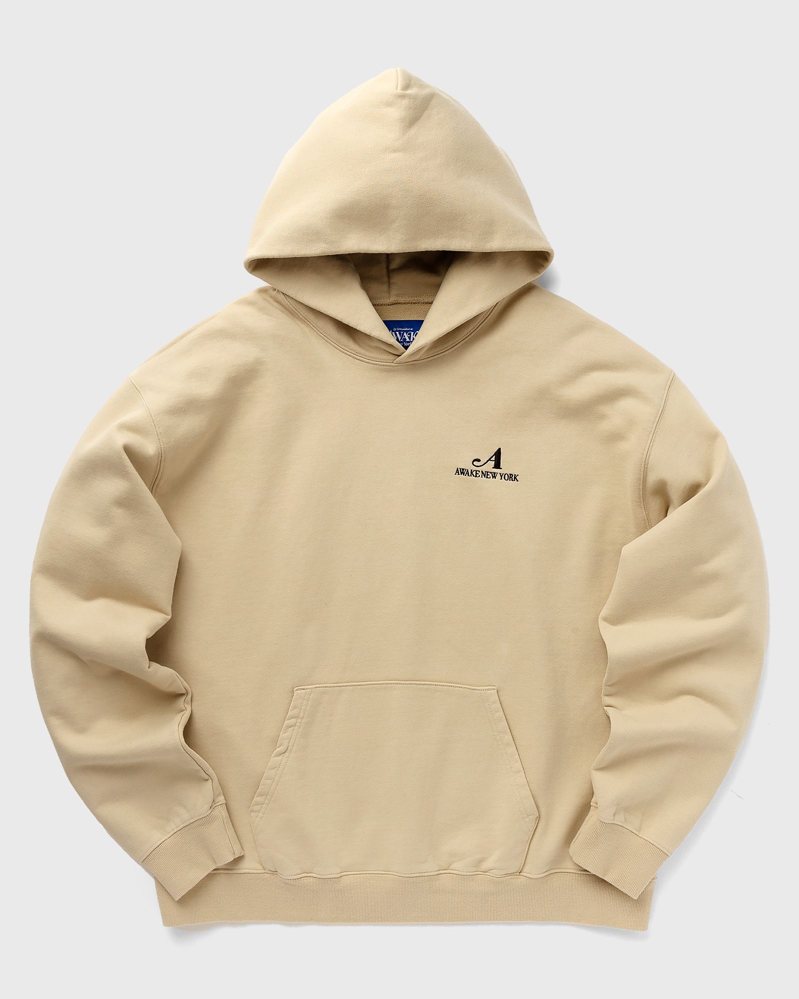 Awake EMBROIDERED LOGO HOODIE men Hoodies beige in Größe:S von Awake