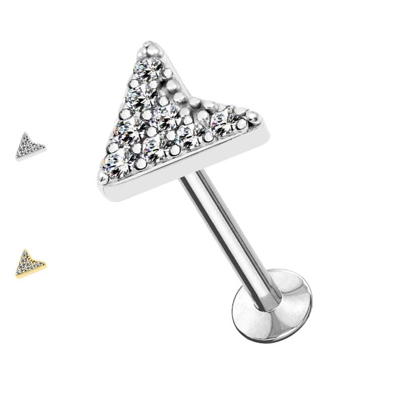 Dreieck Labret Piercing von AwakenJewelsItaly