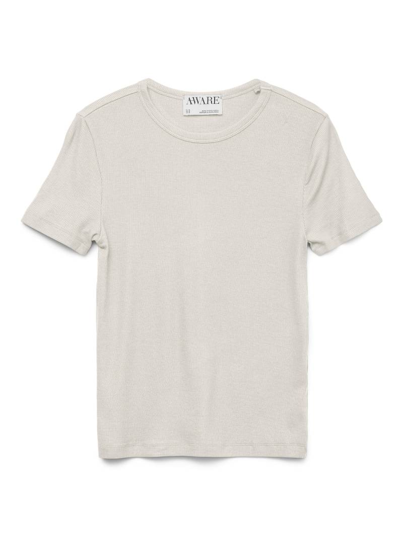 Aware - AWIRWINA SS O-NECK T-SHIRT NOOS birch - Gr. - L von Aware