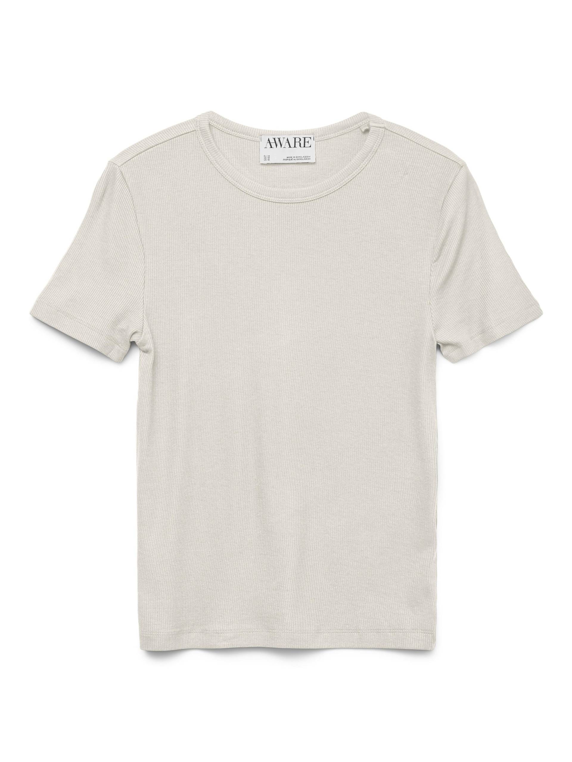 Aware - AWIRWINA SS O-NECK T-SHIRT NOOS birch - Gr. - M von Aware