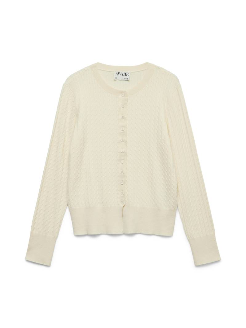 Aware - AWVINA LS O-NECK KNIT CARDIGAN NOOS birch - Gr. - M von Aware