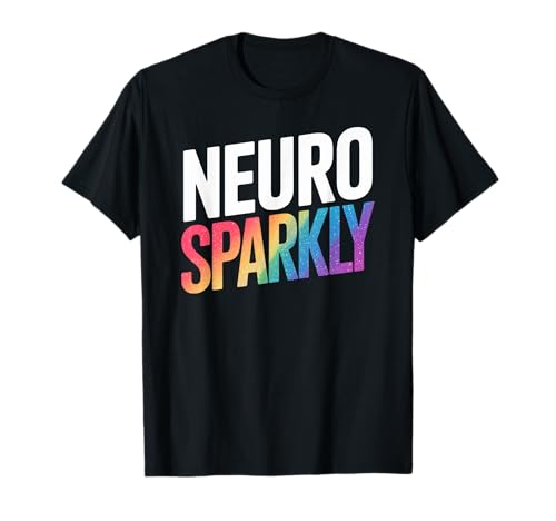 Neurodivergent Neurosparkly Neurodivergence ADHS Damen Kinder T-Shirt von Awareness Austism Month Neuro Sparkly Womens Kids